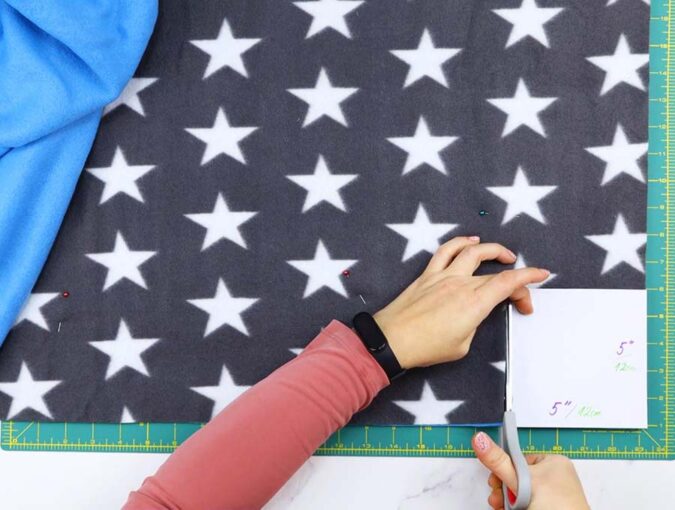 How To Make A No Sew Fleece Tie Blanket 4 Different Ways To Tie ⋆