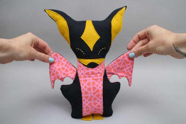 Flying fox stuffed animal pattern