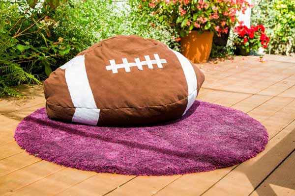 Football bean bag chair