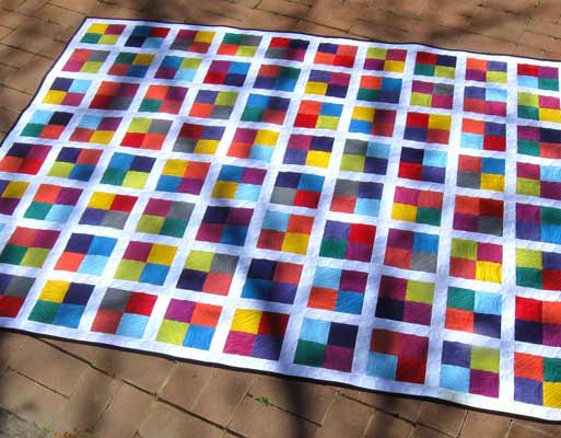 Four square quilt