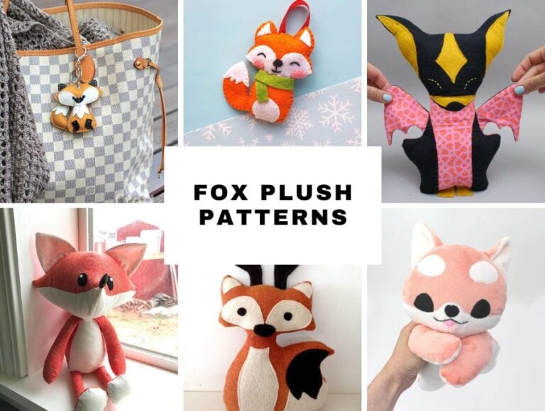 15+ Fox Plush Patterns – Fox Stuffed Animal Patterns