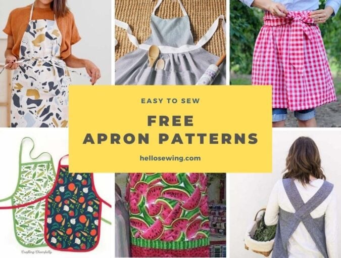 41 Free Apron Patterns For You To Sew • Craft Passion