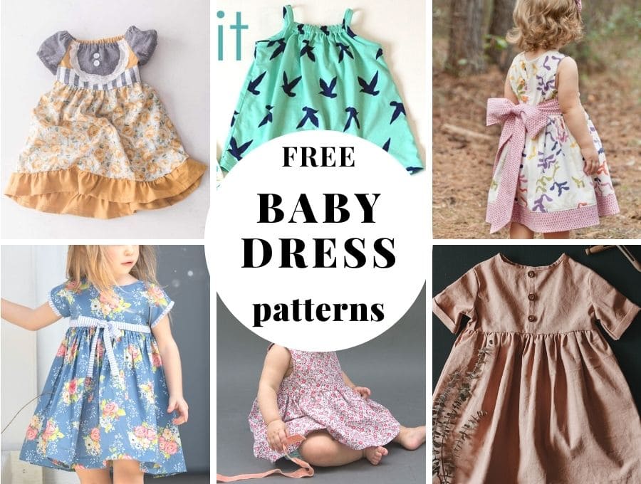 15 Free Baby Dress Patterns Anyone Can Make  Hello Sewing