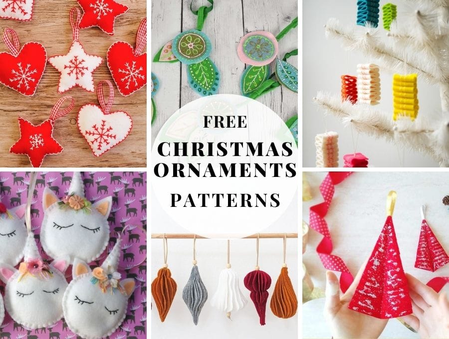 15 DIY Felt Christmas Ornaments For Unique And Memorable Holidays 