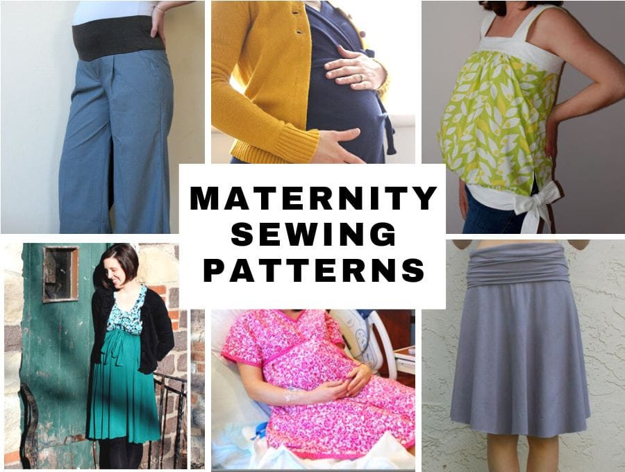 30+ Maternity Sewing Patterns (FREE) - Dresses, Tops And Pants, And Everything You Might Need ⋆ Hello Sewing