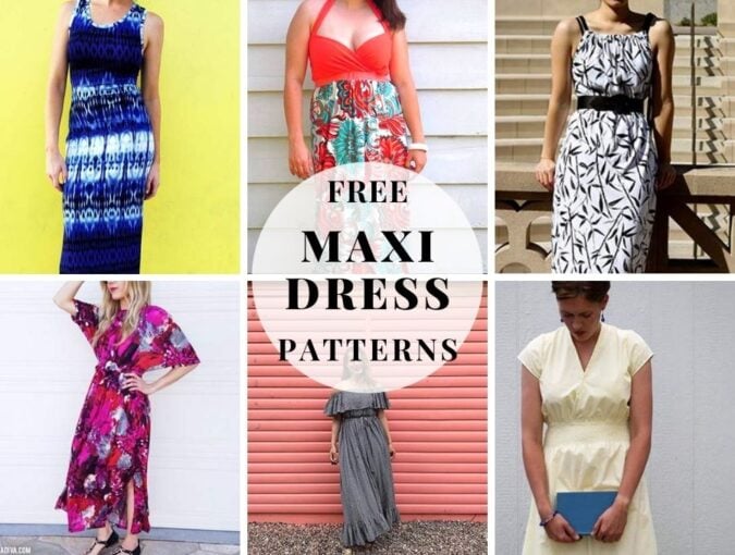 New long dress outlet pattern images