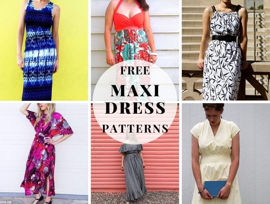 Dress Pattern Dress Sewing Patterns Sewing Tutorials Maxi Dress Pattern PDF Sewing  Patterns Sewing Projects Sewing Patterns 