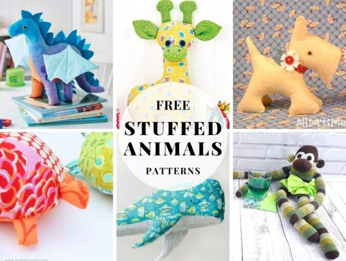 30+ Free Stuffed Animal Patterns - The Best And CUTEST Plushies ⋆ Hello ...