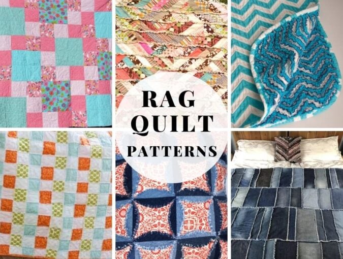 13+ Rag Quilt Patterns - Beautiful, Easy And FREE ⋆ Hello Sewing