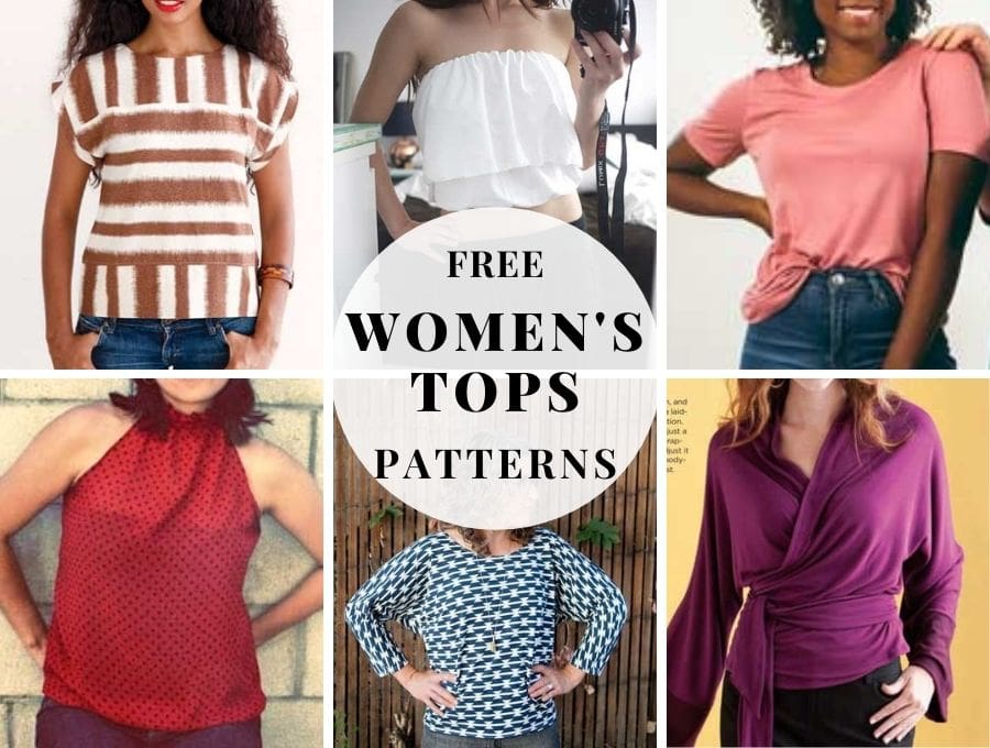 Knit crop top pattern - Gathered