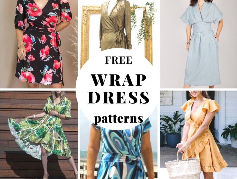 10+ Free Wrap Dress Patterns For Women ...