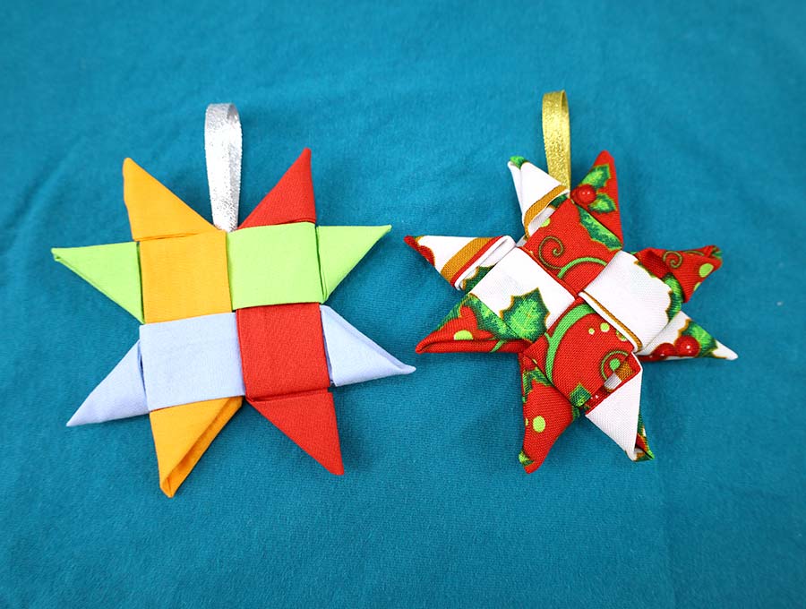 Christmas Star Origami Paper Ornaments