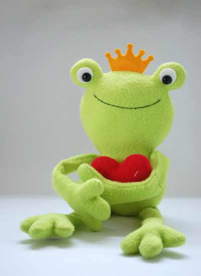 Felt frog plush pattern - Ferdinand