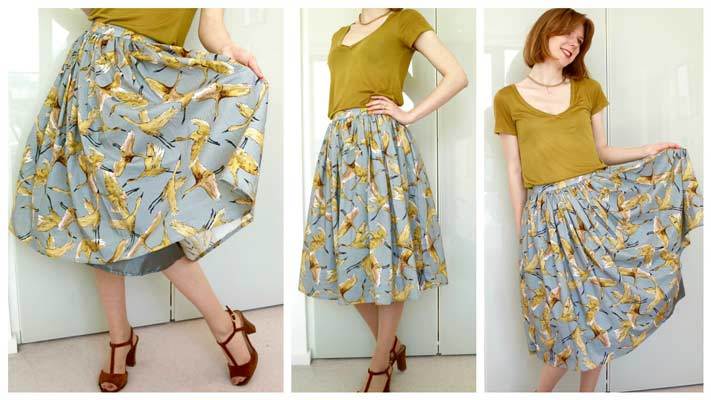 Sew our fun wrap skirt pattern! - Gathered