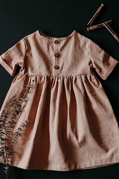 Simple baby hot sale girl clothes