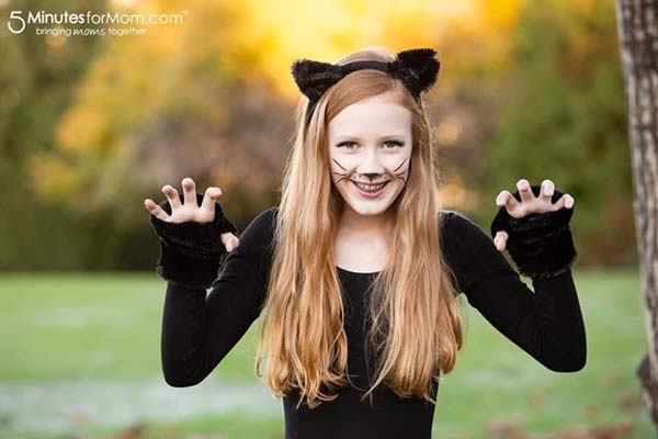 black cat costume for halloween