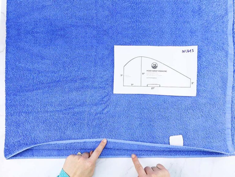 DIY Hair Towel Wrap Pattern And VIDEO Tutorial ⋆ Hello Sewing