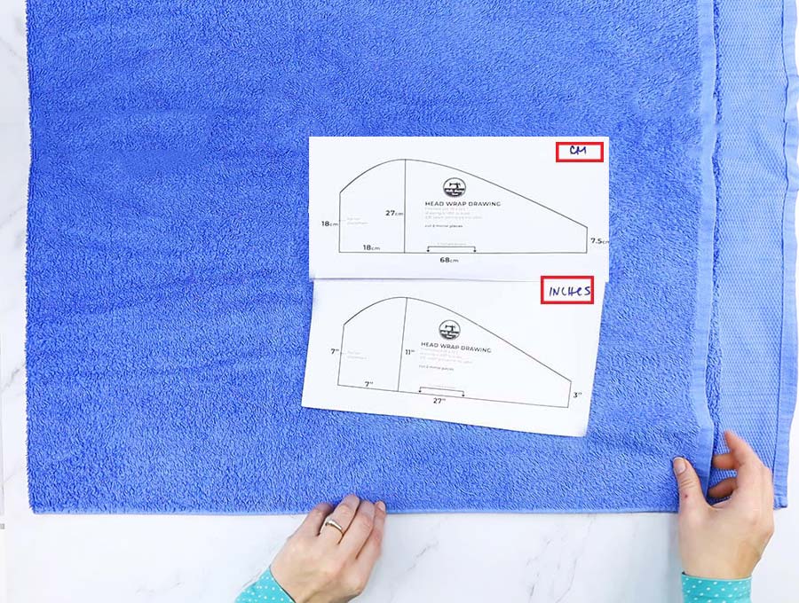 DIY Hair Towel Wrap Pattern And VIDEO Tutorial ⋆ Hello Sewing