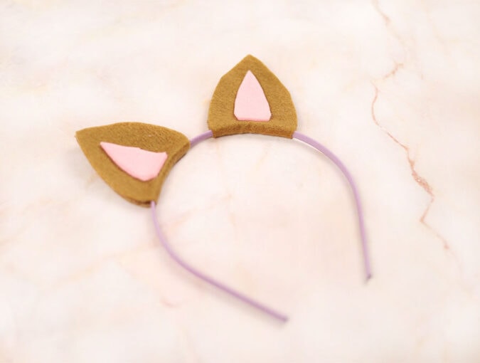 DIY Cat Ear Headband ⋆ Hello Sewing