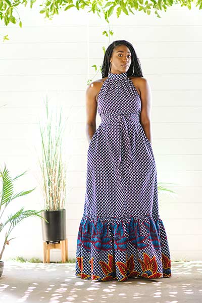 Make a Halter Dress (Sewing Pattern Ideas) - Bloom  Dress sewing patterns  free, Flare dress pattern, Dress sewing patterns