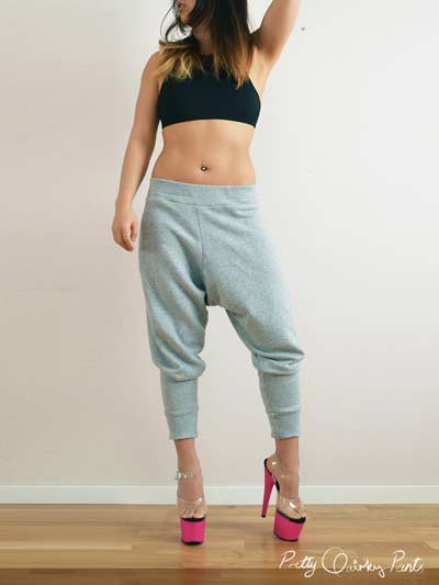 harem sweatpants pattern