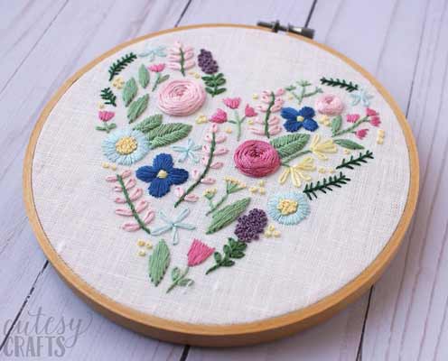 26+ Free Hand Embroidery Patterns (Adorable And Easy) ⋆ Hello Sewing