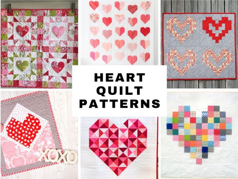 21+ Free Heart Quilt Patterns and Heart Quilt Blocks