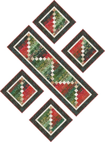 holiday moments table runner pattern