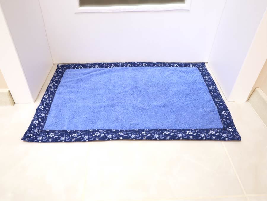 homemade bath mat