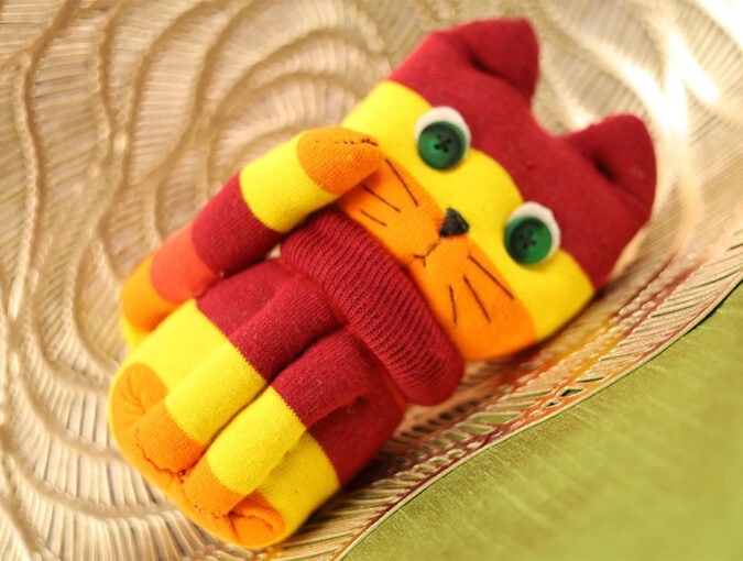 How To Make A Cat Plush DIY Sock Kittens ⋆ Hello Sewing