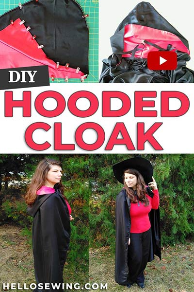 hooded cloak costume