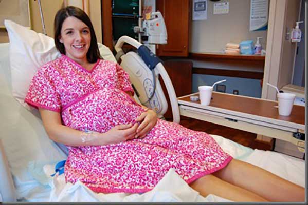 DIY maternity hospital gown