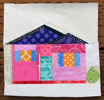 House quilt block