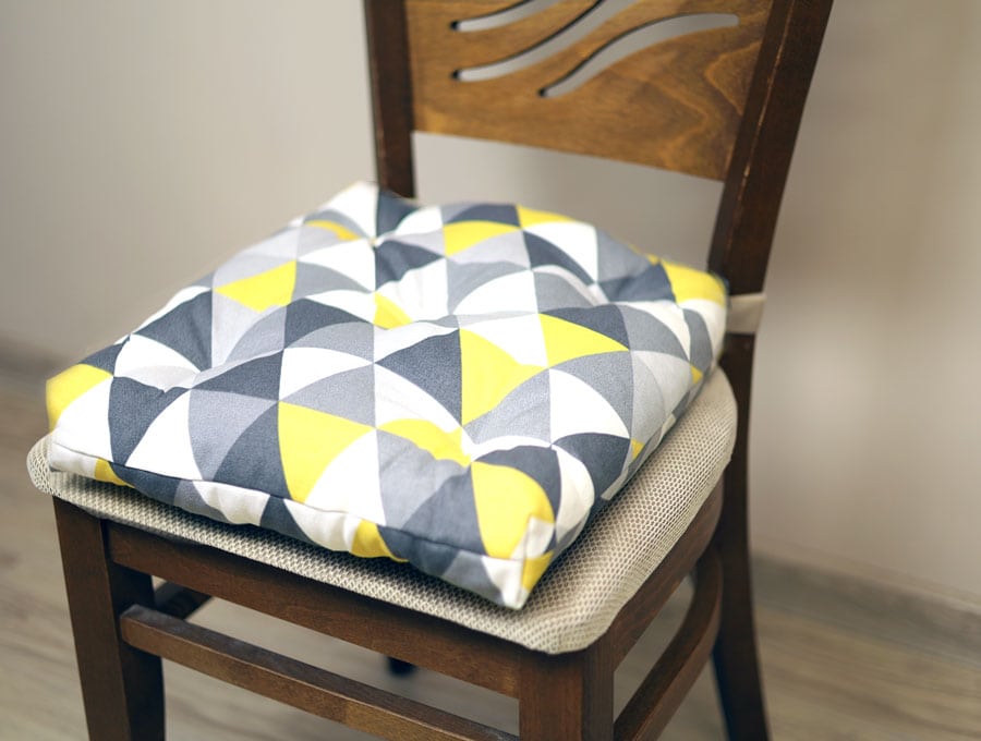 Diy chair pads online with ties