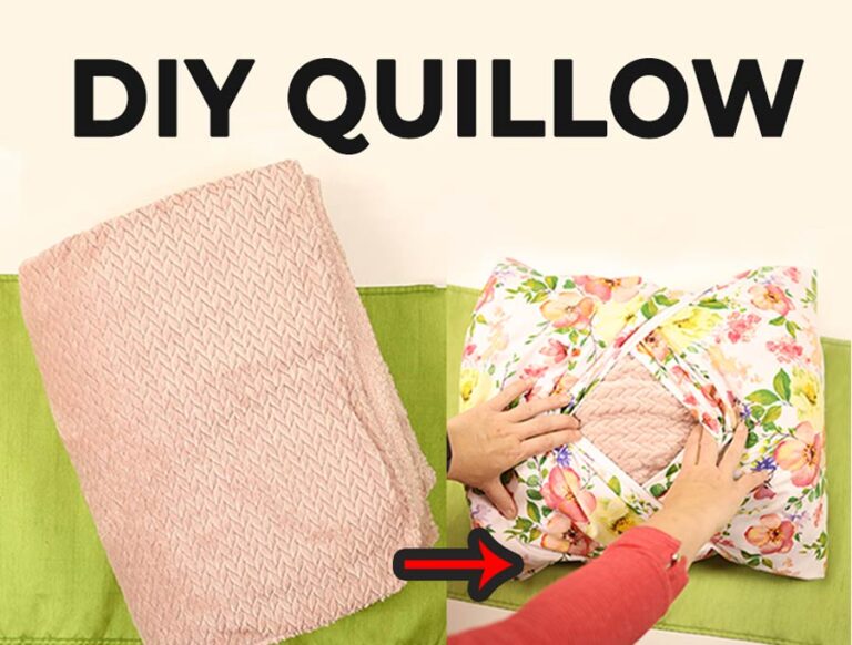 How to make a Quillow (Blanket in a Pillow)