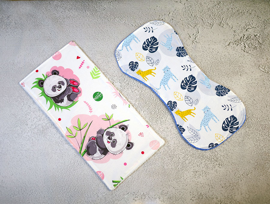 how to make a baby burp cloth