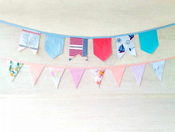 How To Make Bunting Free Bunting Banner Template And Video ⋆ Hello Sewing