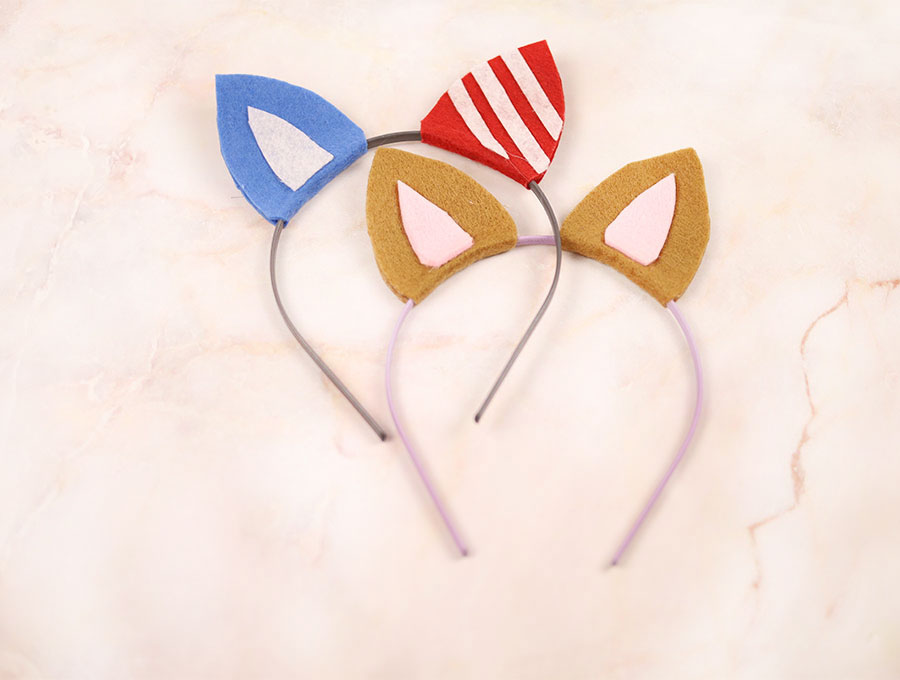 how to make cat ear headband
