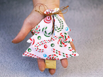 Christmas Tree Drawstring Bag - Free Sewing Pattern In 5 Sizes ⋆ Hello ...