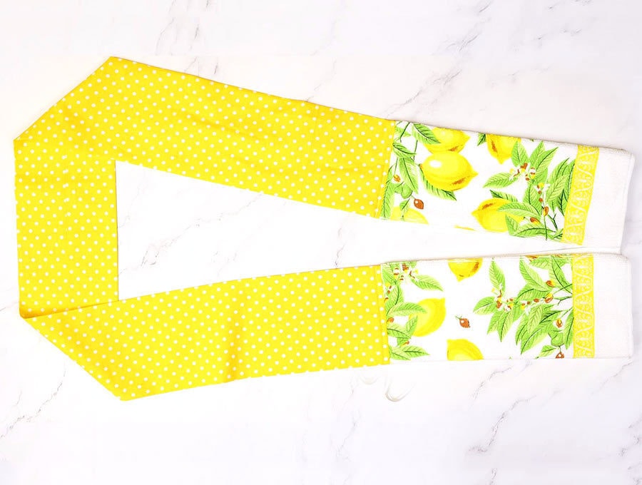 how to make kitchen towel scarf