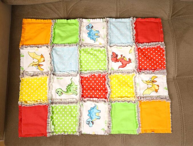 how to make a rag quilt