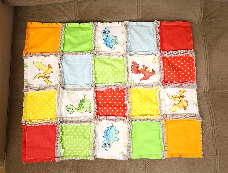 noalter baby rag quilt patterns