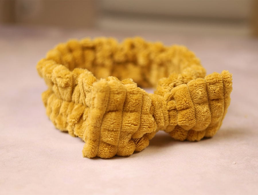 how to make a spa headband