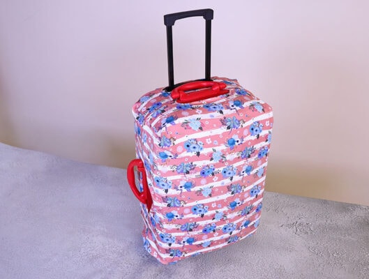 DIY Suitcase Cover // Easy Luggage Cover Sewing Pattern And Tutorial ...