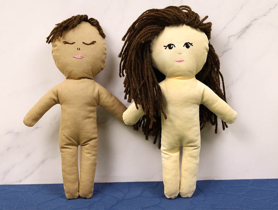 how to sew a rag doll