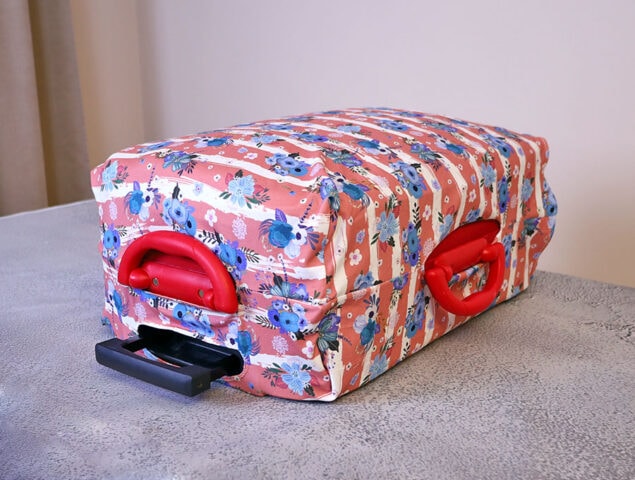 DIY Suitcase Cover // Easy Luggage Cover Sewing Pattern And Tutorial ...