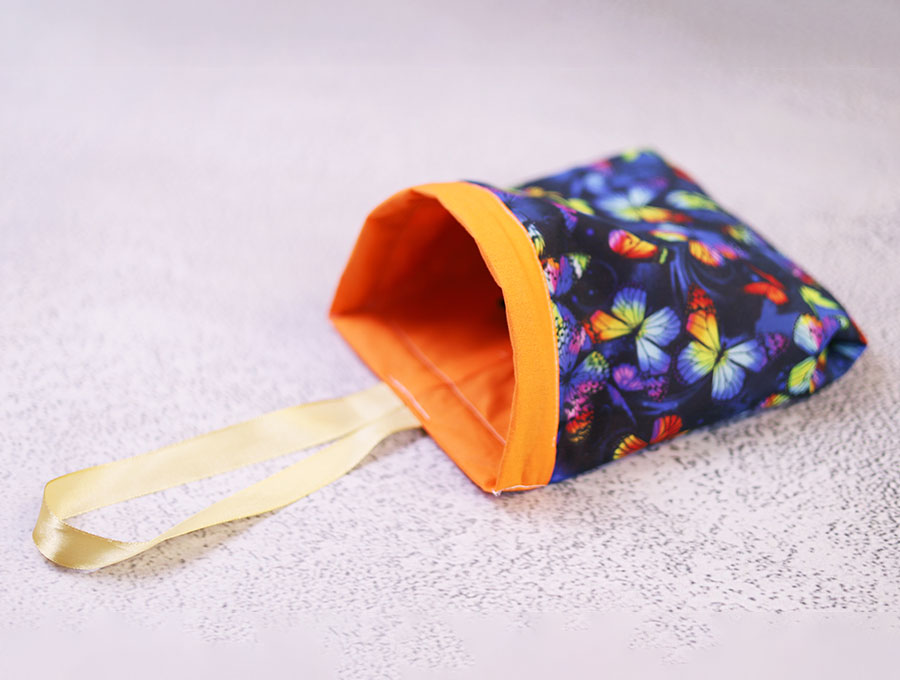 how to sew a mini car trash bin