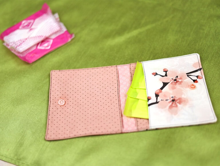 How to Sew a Sanitary Pad Pouch [Step by Step VIDEO]