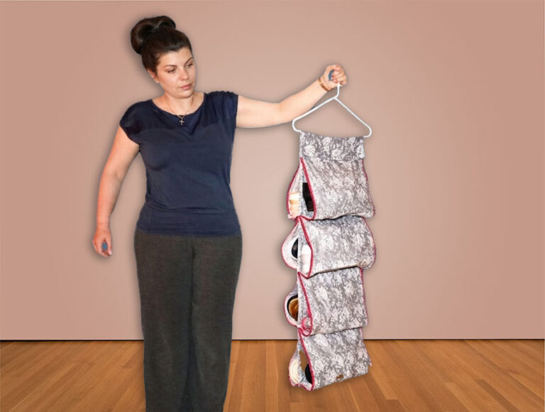 DIY Closet Hanging Shoe Organizer