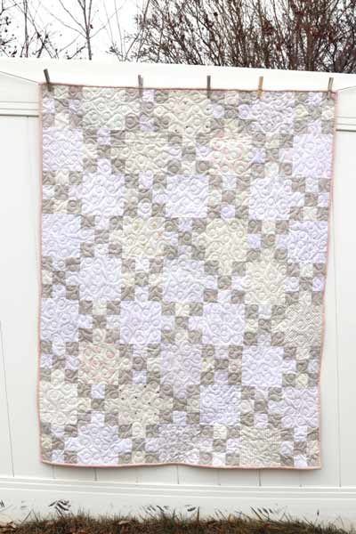 Irish Chain Nine-Patch Quilt Tutorial